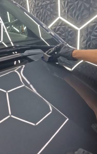 Pose du traitement céramique 